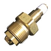 CGA 702 BRASS NUT AND CGA 702 BRASS NIPPLE 5500PSI to 7500PSI FOR CGA 702 UN CYLINDER VALVE